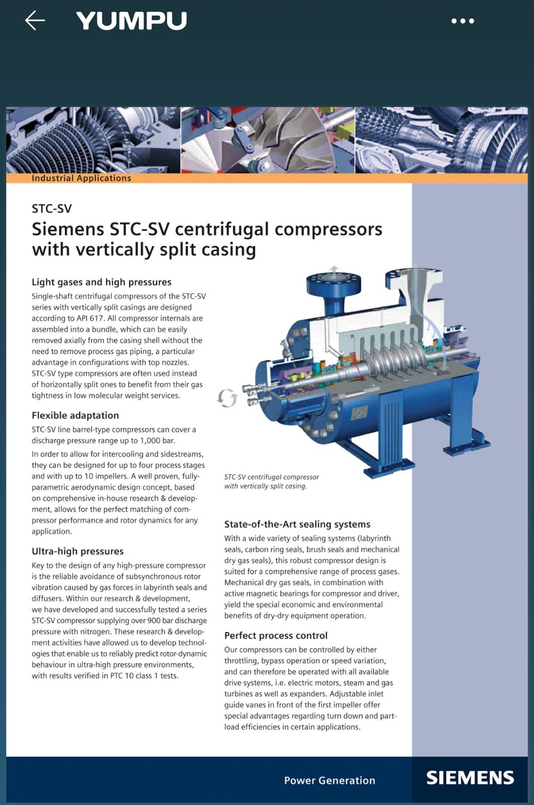 Compressor Plants Siemens STC-SV For sale in Europe