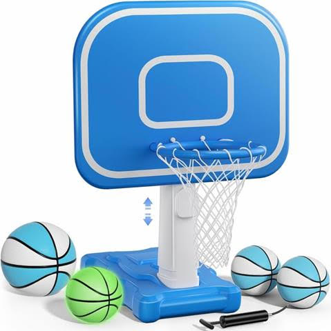 Ulidis Pool Basketball Hoop with Adjustable Height USA