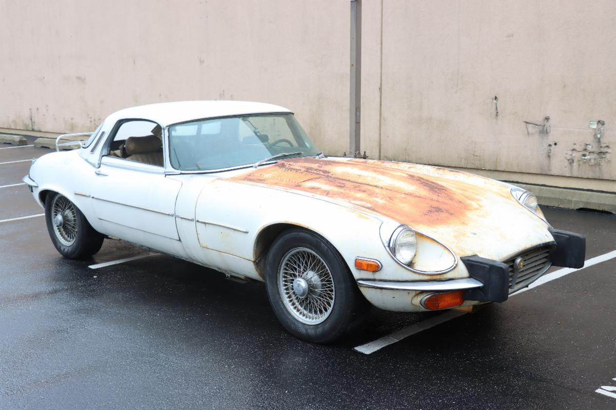 1974 Jaguar E-Type Series III V12 Roadster with Factory Hardtop