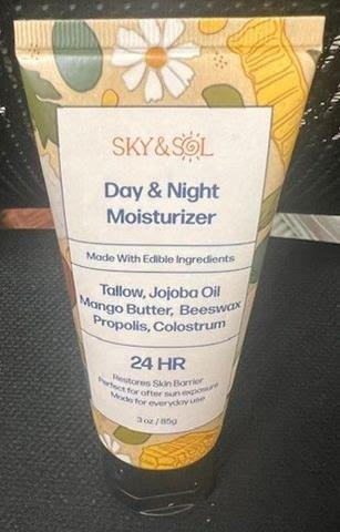 Sky & Sol Moisturizer Cream 3 oz for Face and Body | Day & Night Skincare USA