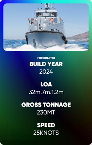 2024 Newly Built Security Escort Vessel!