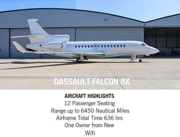 Falcon 8X Ready To Sell
