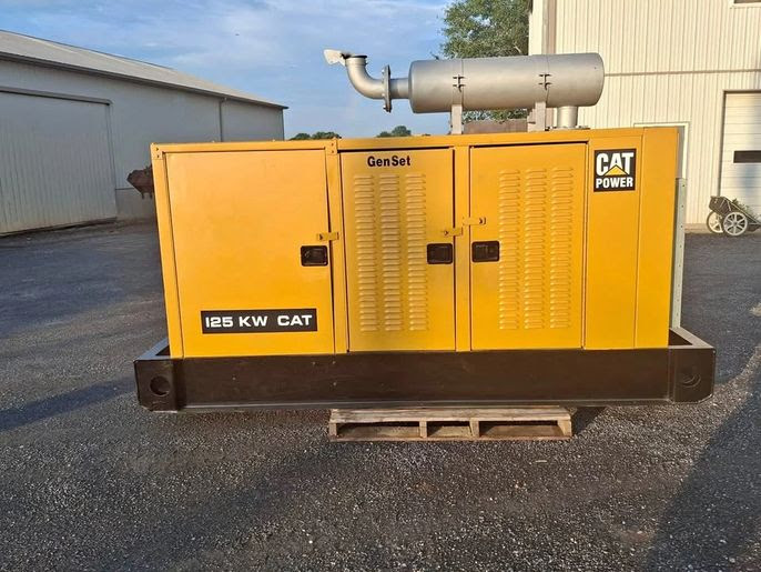  CAT 125KW Diesel Generator