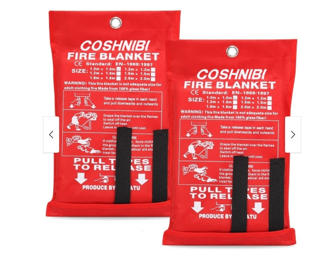 2 Pack Emergency Fire Blanket Safety Blanket for Home, Car, Kitchen, Camping, Office. 5000 Packs. EXW  PA $5.95/Pack of 2.