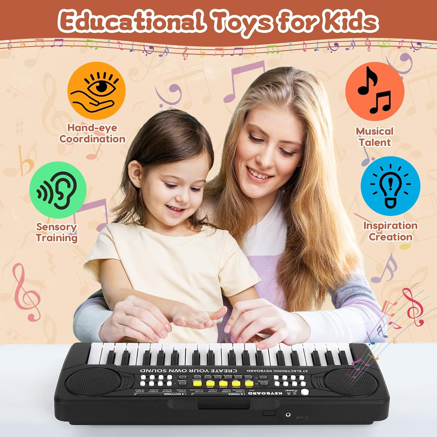 Piano Keyboard for Kids. 526 Units. EXW Los Angeles $8.95 Unit. Retail $25.99