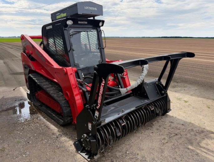 2021 Manitou 3200VT Track Loader w/ A/C Cab, High Flow Hyd & Attachments