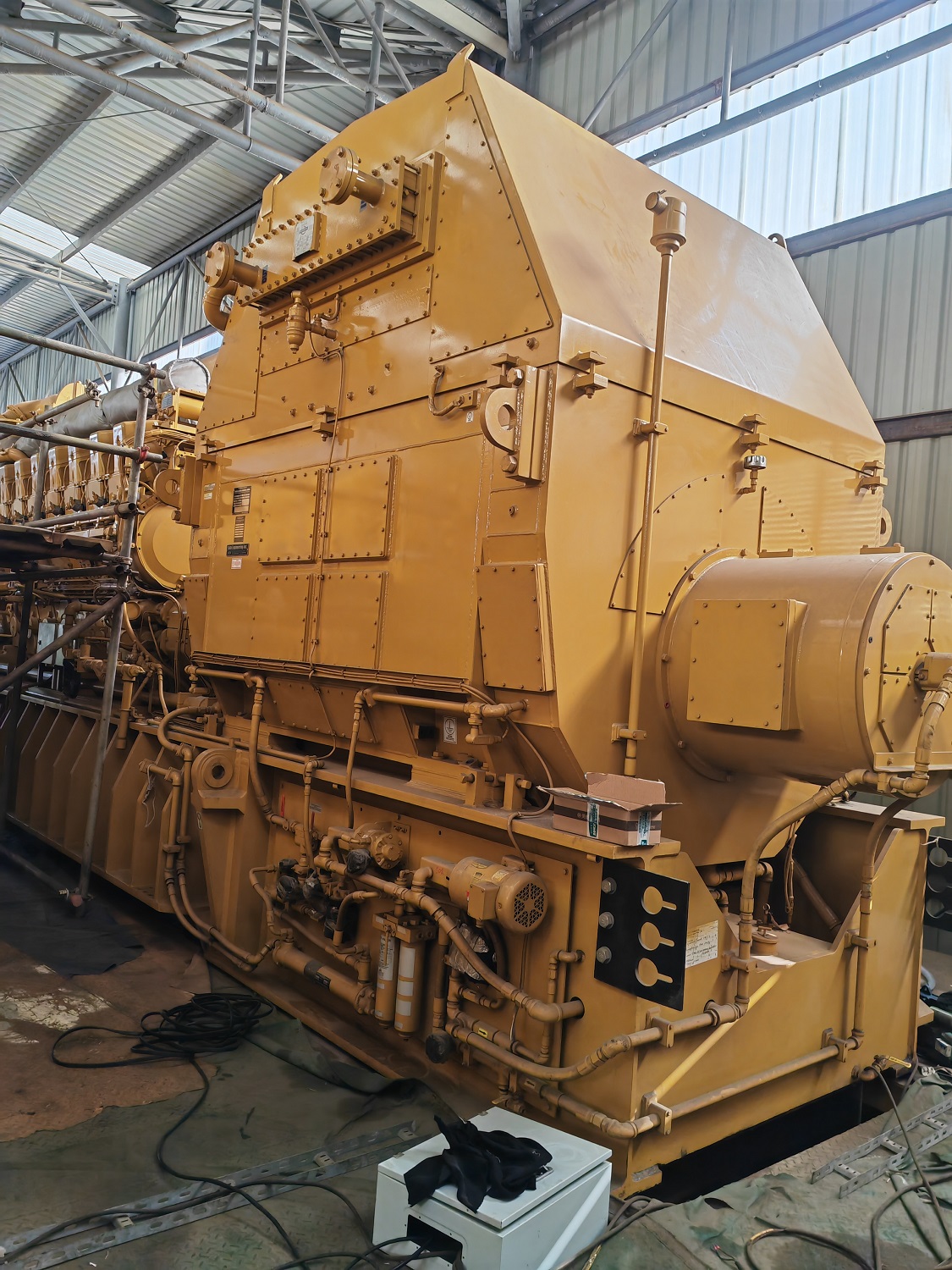 8 Nos - CAT 3616,year:2009,11200v/60hz/50hz,4600kw,unused,serial no.:1PD00604