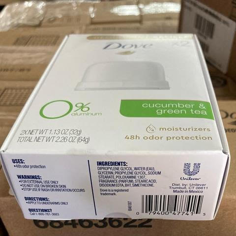 Dove Deodorant Refills Refill Kit USA