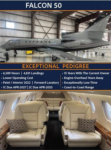 Falcon 50 - Amazing Opportunity | Low Time