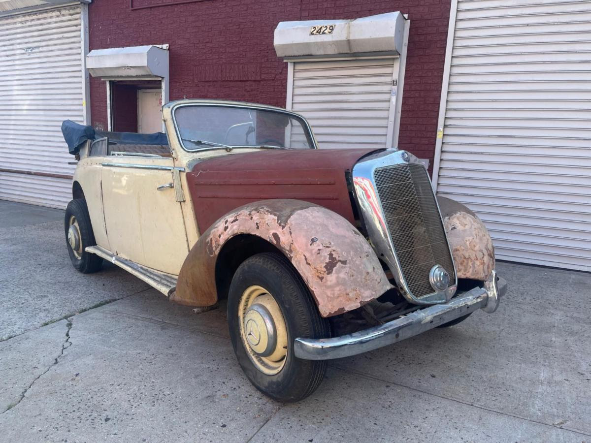 Just Discovered 1950 Mercedes-Benz 170S Cabriolet B Project