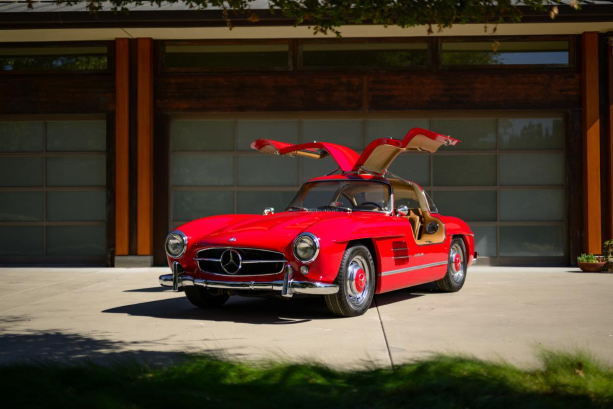 Rare Manual Transmission Tony Ostermeier 300SL Gullwing Recreation with 1,554 Miles