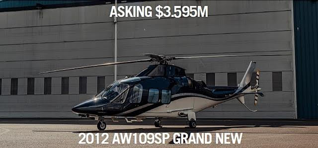Low Time 2012 AW109SP For Sale 