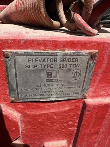 BJ Spider Elevator 500 T Air Operated