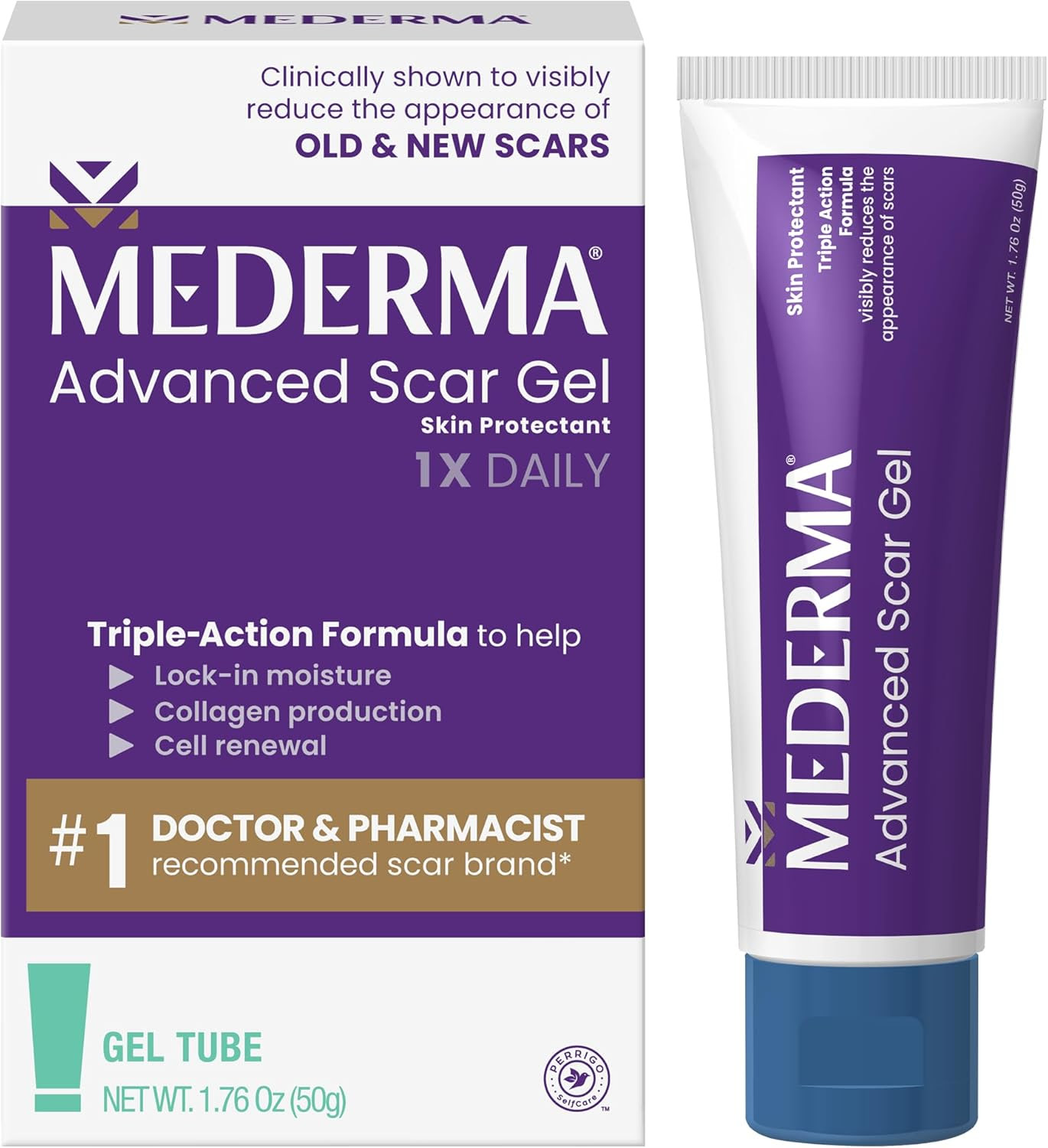 Mederma 1.76 oz Advanced Scar Gel. 5000 Units. EXW Ca $7.50 Unit. Retail $36.13