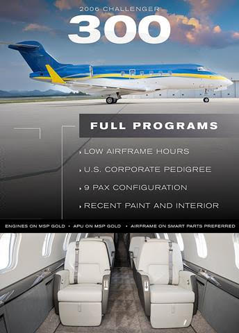 2006 Challenger 300 for sale