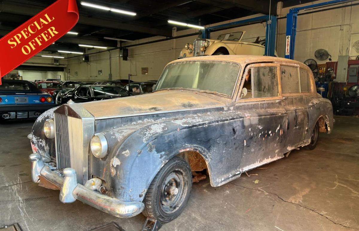 Barn-Find 1961 Rolls-Royce Phantom V Left-Hand Drive
