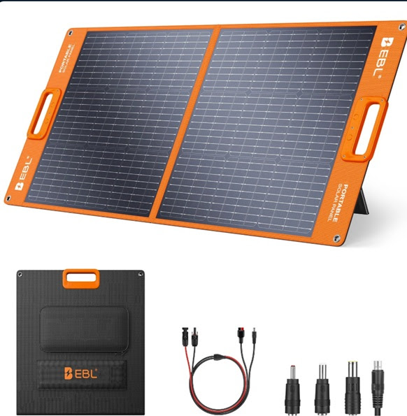 EBL Solar Apollo 100W Portable Solar Panel. 1000 Units. EXW Los Angeles $88.00 Unit.