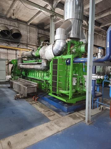  1 No  - JENBACHER J 620 GS - NL , 3431 KW , 50 Hz , 1500 RPM , Year 2011