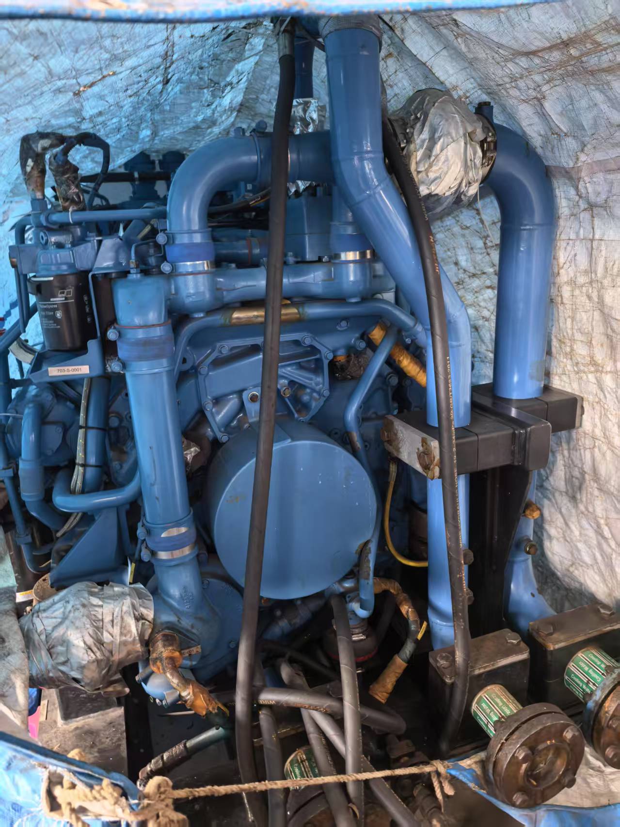 Mtu 16v2000 P82L, year: 2015, hours: Zero, marine type, power: 980kw, alternator: 900eKw, 480v, 60hz