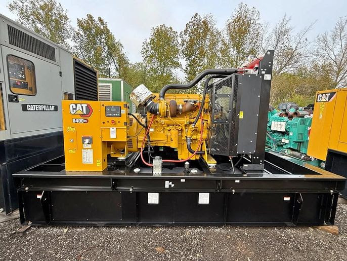 LIKE NEW! 2023 CAT D400GC 400KW Diesel Generator 