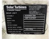 inquiry for Gear unit / T70 Solar turbine