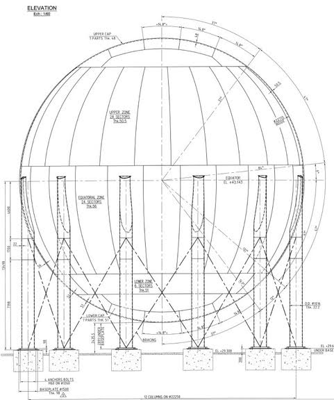 LPG STORAGE SPHERE