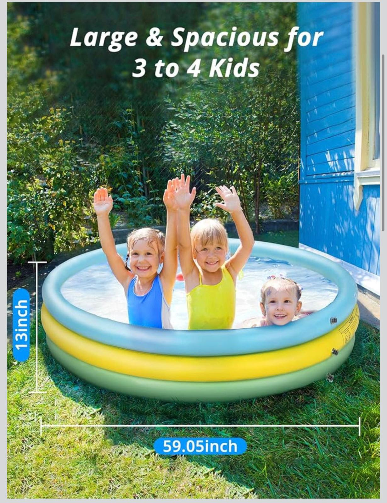 AKASO K1 Inflatable Kiddie Pool. 2470 Units. EXW Los Angeles $8.95 Unit.