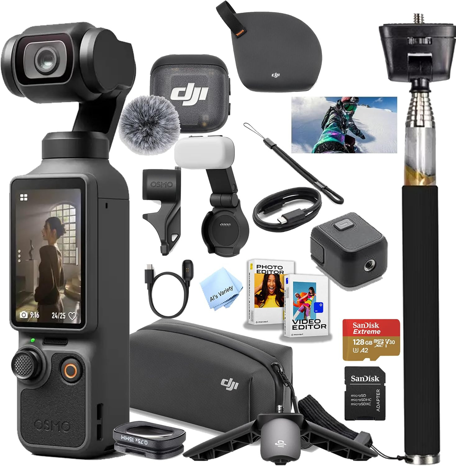 DJI Osmo Pocket 4 Creator Vlogging Camera.   320 Units. EXW Chicago $595.00 Unit. Retail $979.00