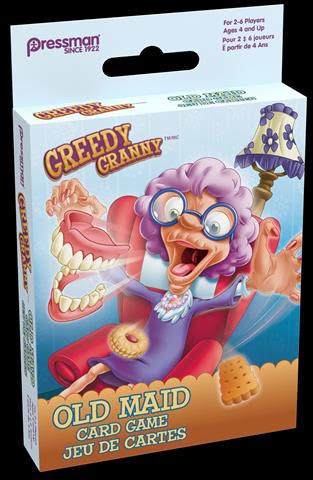 PRESSMAN GREEDY GRANNY OLD MAID CARD GAME USA