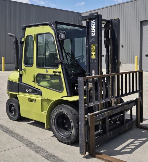 (2) 2021 Clark C40D Forklifts