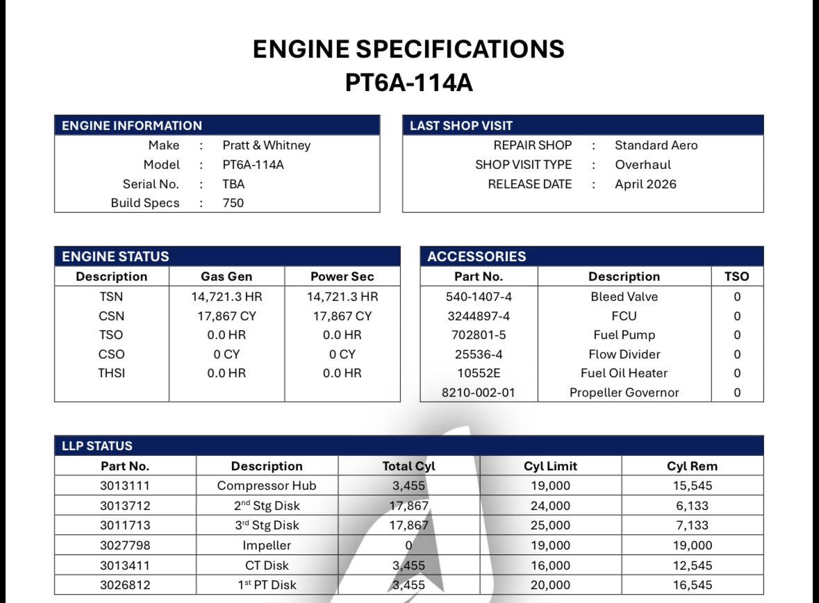 PT6A-114 